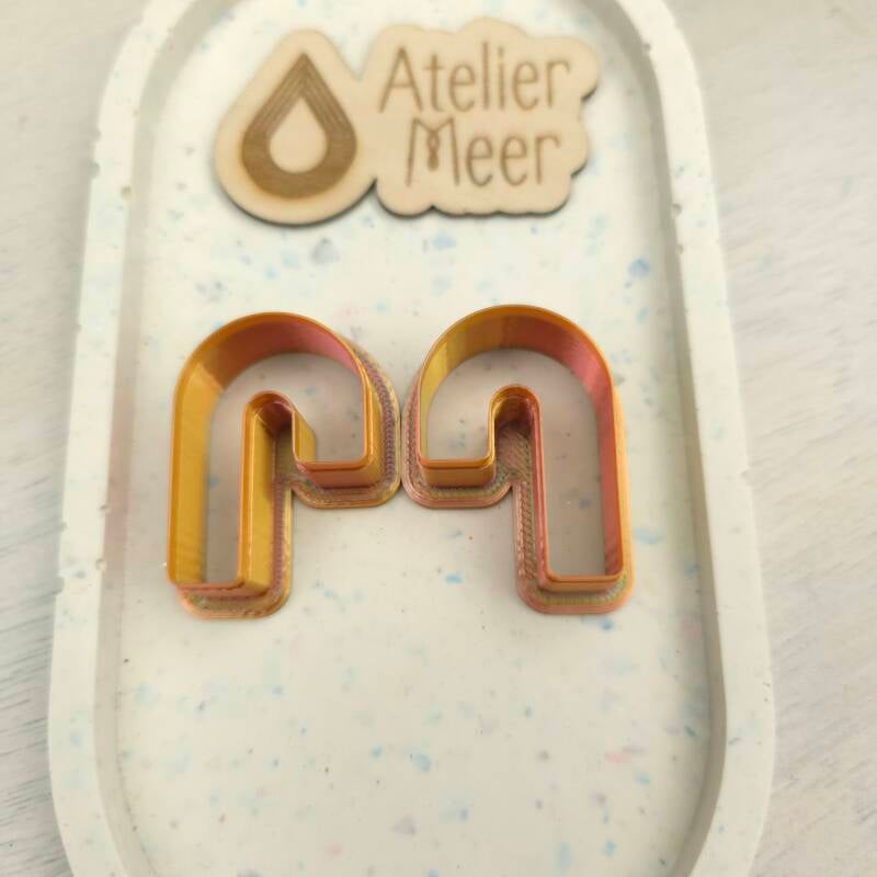 Asymmetrische U uitsteekvorm