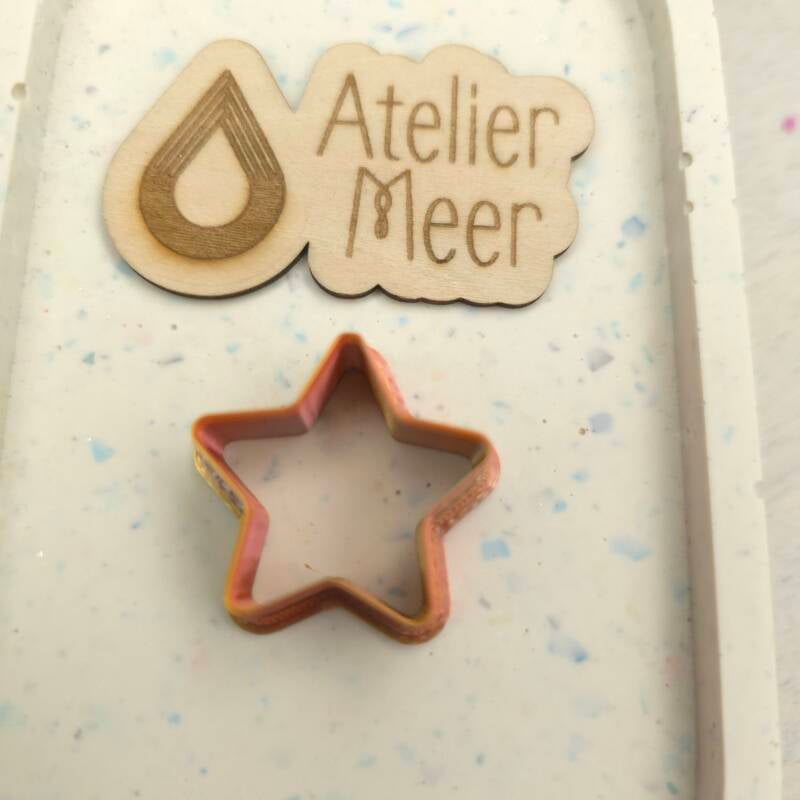 Klei cutters ~ ster groot - 25mm (M)