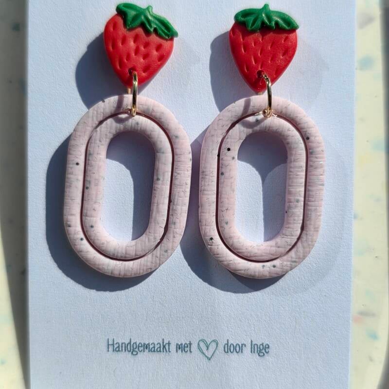 Munk mini ~ aardbei