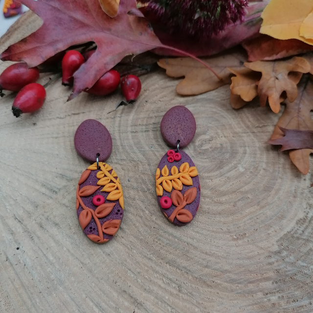 Fall in Love oorbellen ~ Oval