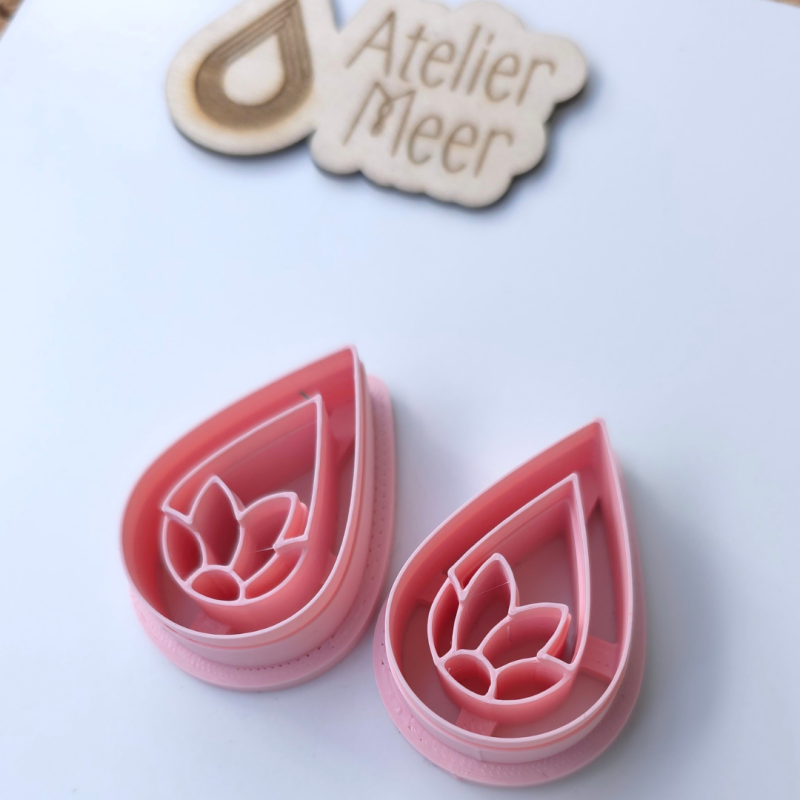 Droppe floral uitsteekvorm