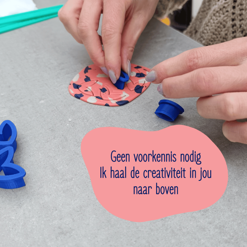 BASIS workshop - maak je eigen oorbellen met polymeer klei - Mol