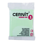 Cernit polymeerklei - number one - 616 amandel (pastel groen)