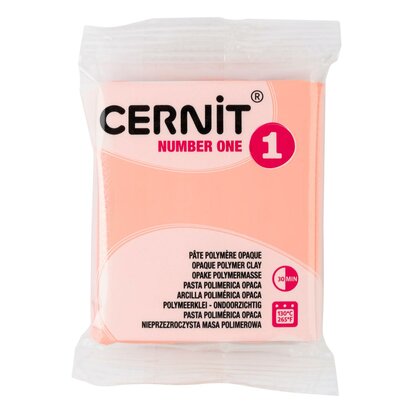 Cernit polymeerklei - number one - 761 orange margose (pastel oranje)