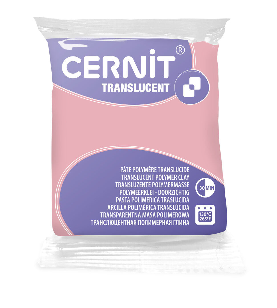 Cernit polymeerklei - Translucent - 477 pink quartz