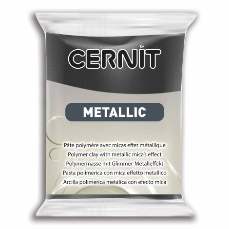 Cernit polymeerklei - Metallic - 169 hematitezwart