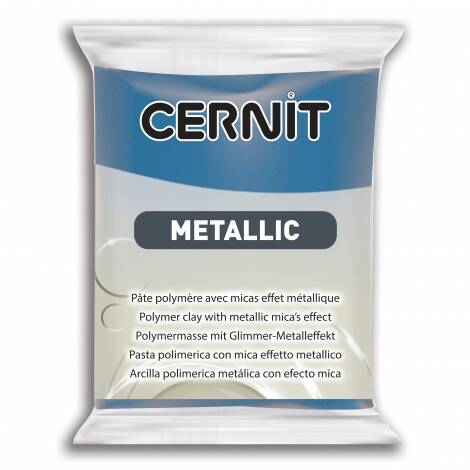 Cernit polymeerklei - Metallic - 200 blauw