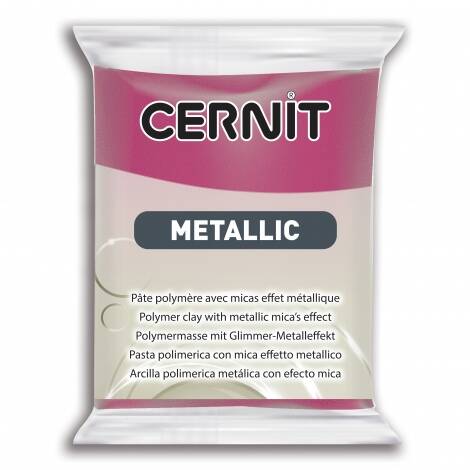 Cernit polymeerklei - Metallic - 460 magenta