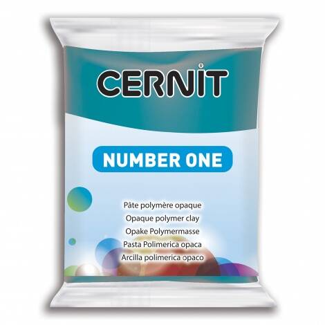 Cernit polymeerklei - number one - 230 eendenblauw