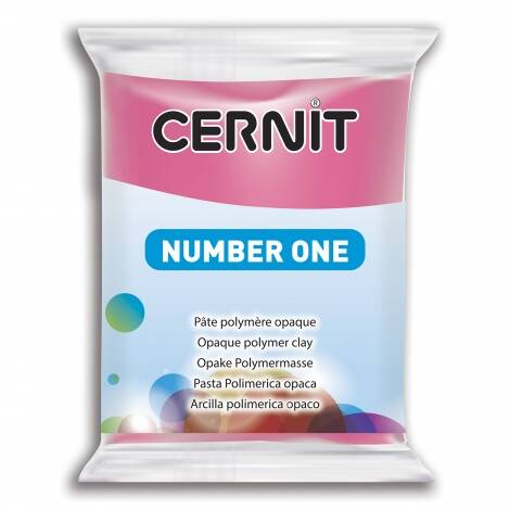 Cernit polymeerklei - number one - 481 framboos