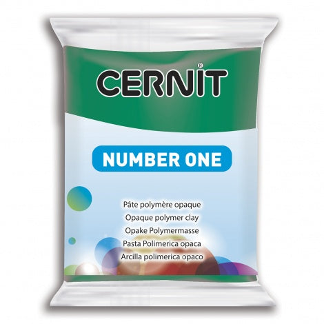 Cernit polymeerklei - number one - 620 smaragdgroen