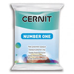 Cernit polymeerklei - number one - 676 groen turkoois