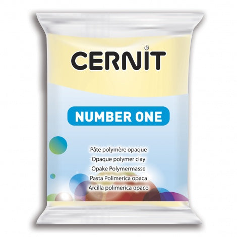 Cernit polymeerklei - number one - 730 vanillegeel