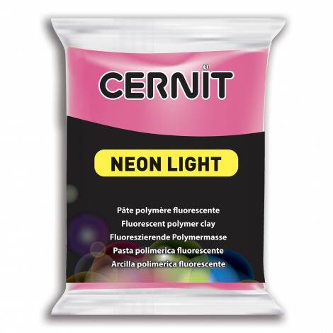 Cernit polymeerklei - Neon light - Neon roze