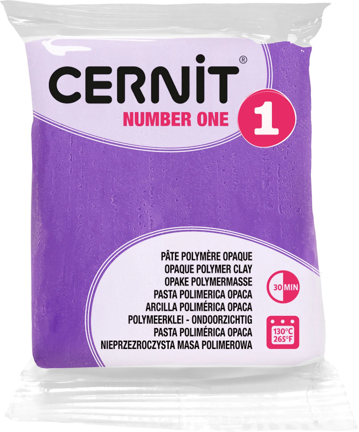 Cernit polymeerklei - number one - 900 violet