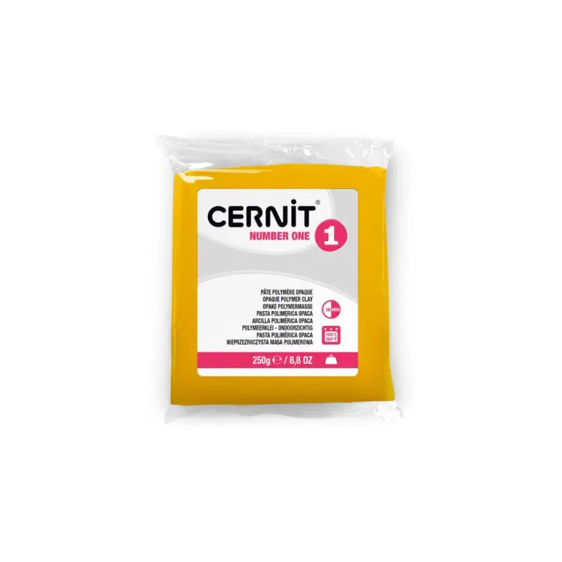 Cernit polymeerklei - number one (grootverpakking) - 700 geel