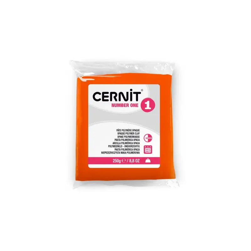 Cernit polymeerklei - number one (grootverpakking) - 752 oranje