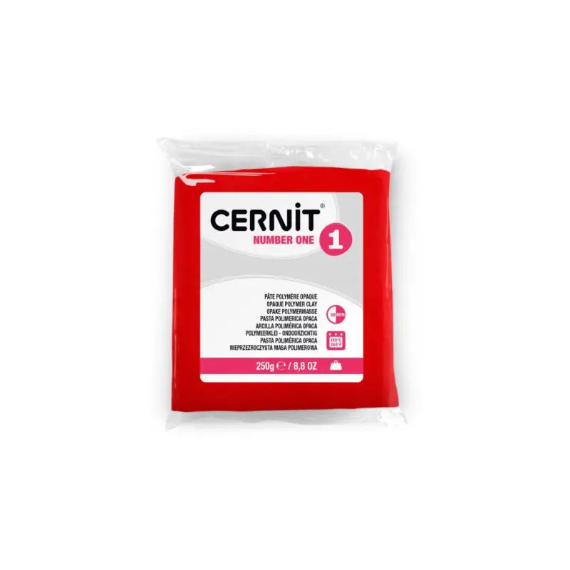 Cernit polymeerklei - number one (grootverpakking) - 400 rood