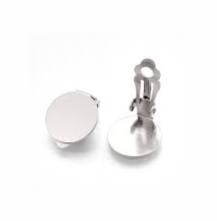 Clip-on zilverkleurig