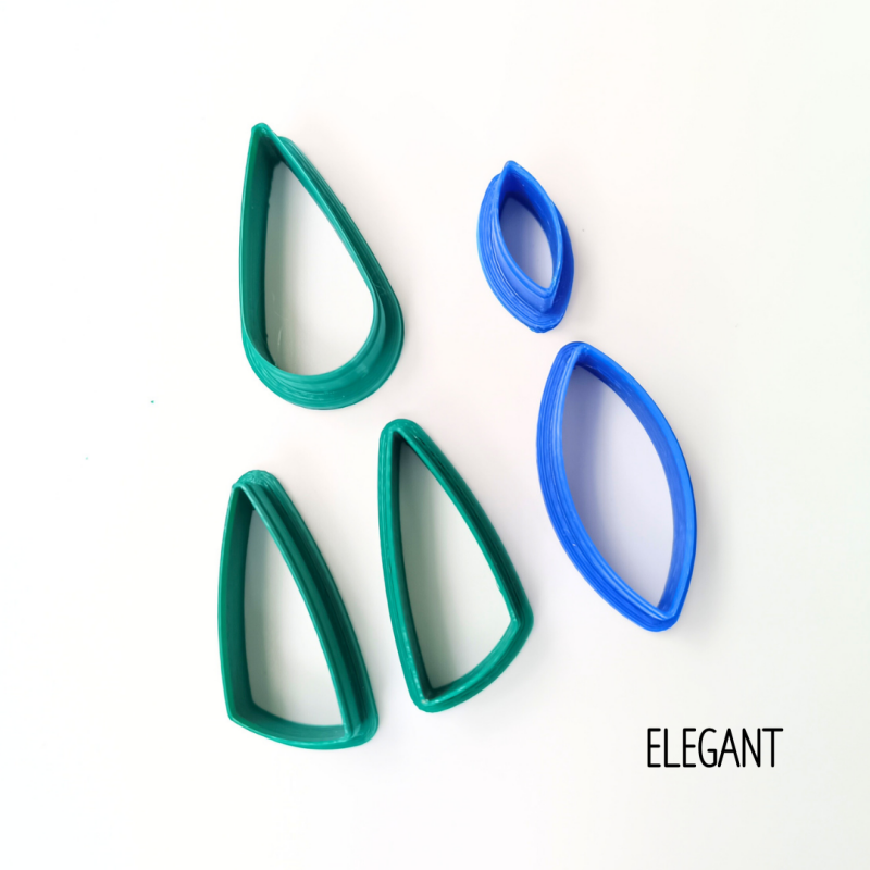 set Elegant uitsteekvorm