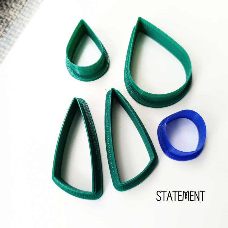 Klei cutters uitsteekvormen ~ set STATEMENT - versie 2