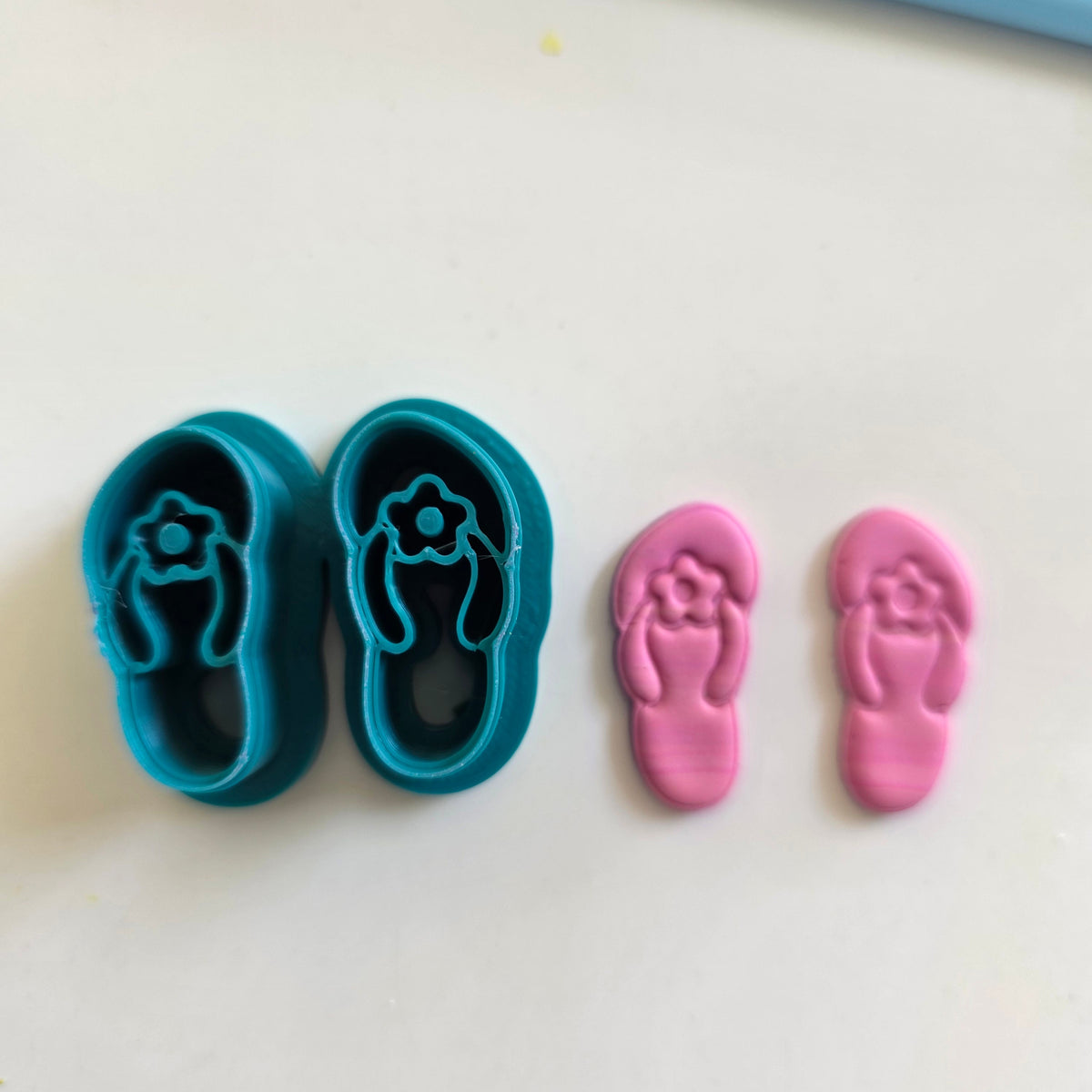 flip flop teenslipper uitsteekvorm