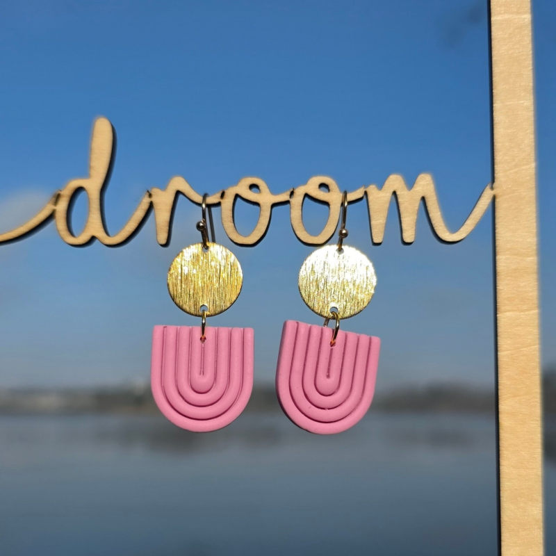 Regna UP x messing ~ diverse kleuren - Zalmroze