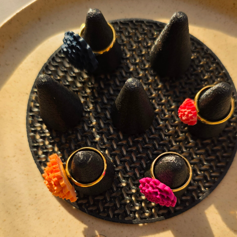 Ringhouder voor 7 ringen