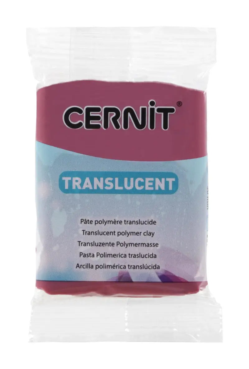 Cernit polymeerklei - Translucent - 411 bordeaux
