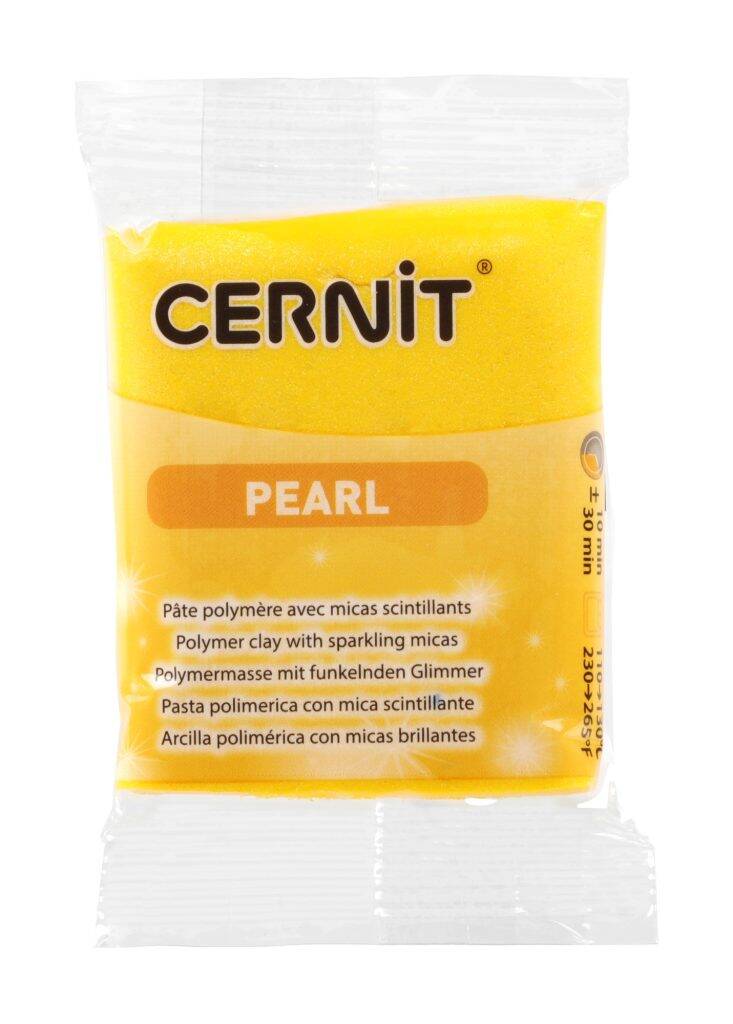 Cernit polymeerklei - Pearl - 700 geel