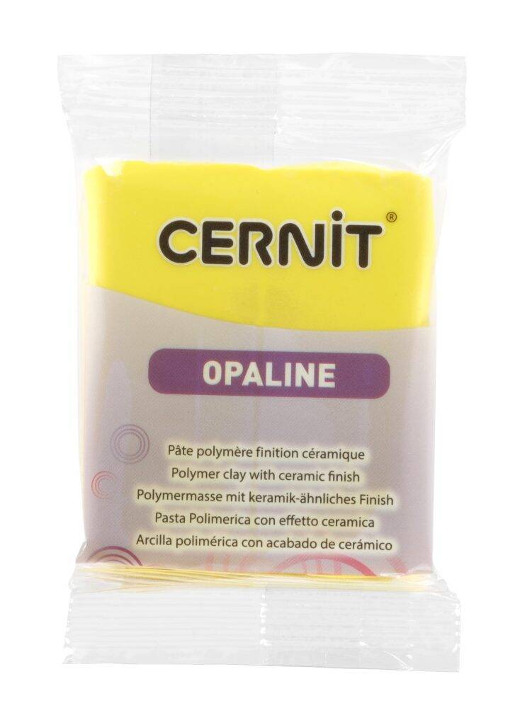 Cernit polymeerklei - Opaline - 717 geel