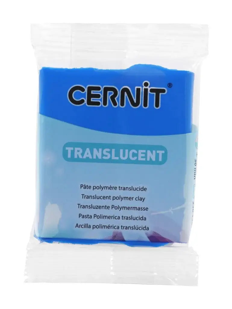 Cernit polymeerklei - Translucent - 275 saffier blauw