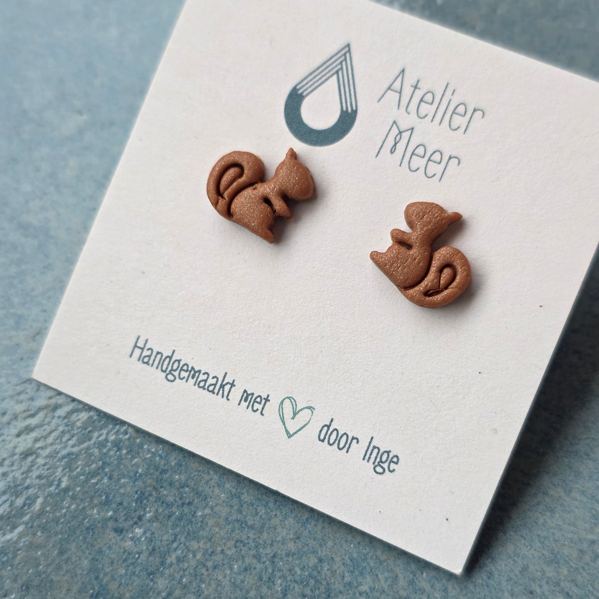 Eekhoorn studs ~ oorsteker diertjes