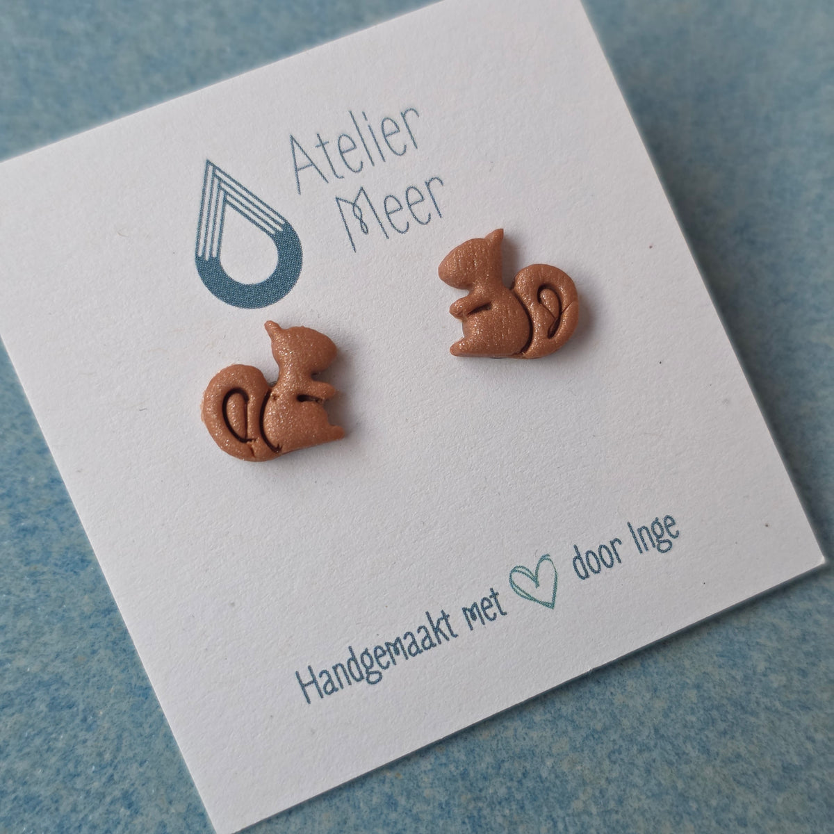 Eekhoorn studs ~ oorsteker diertjes