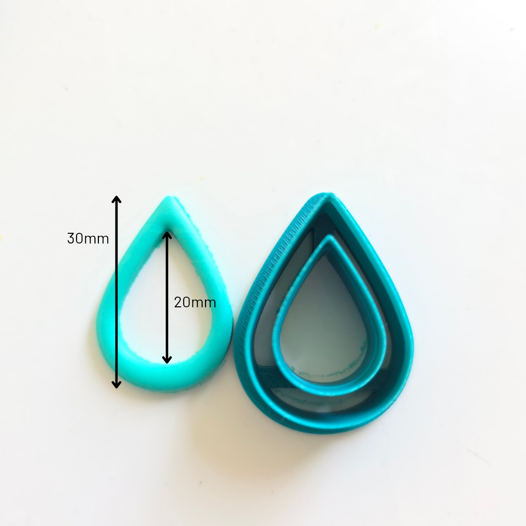 Droppe Thin cutter ~ dunne holle druppel uitsteekvorm