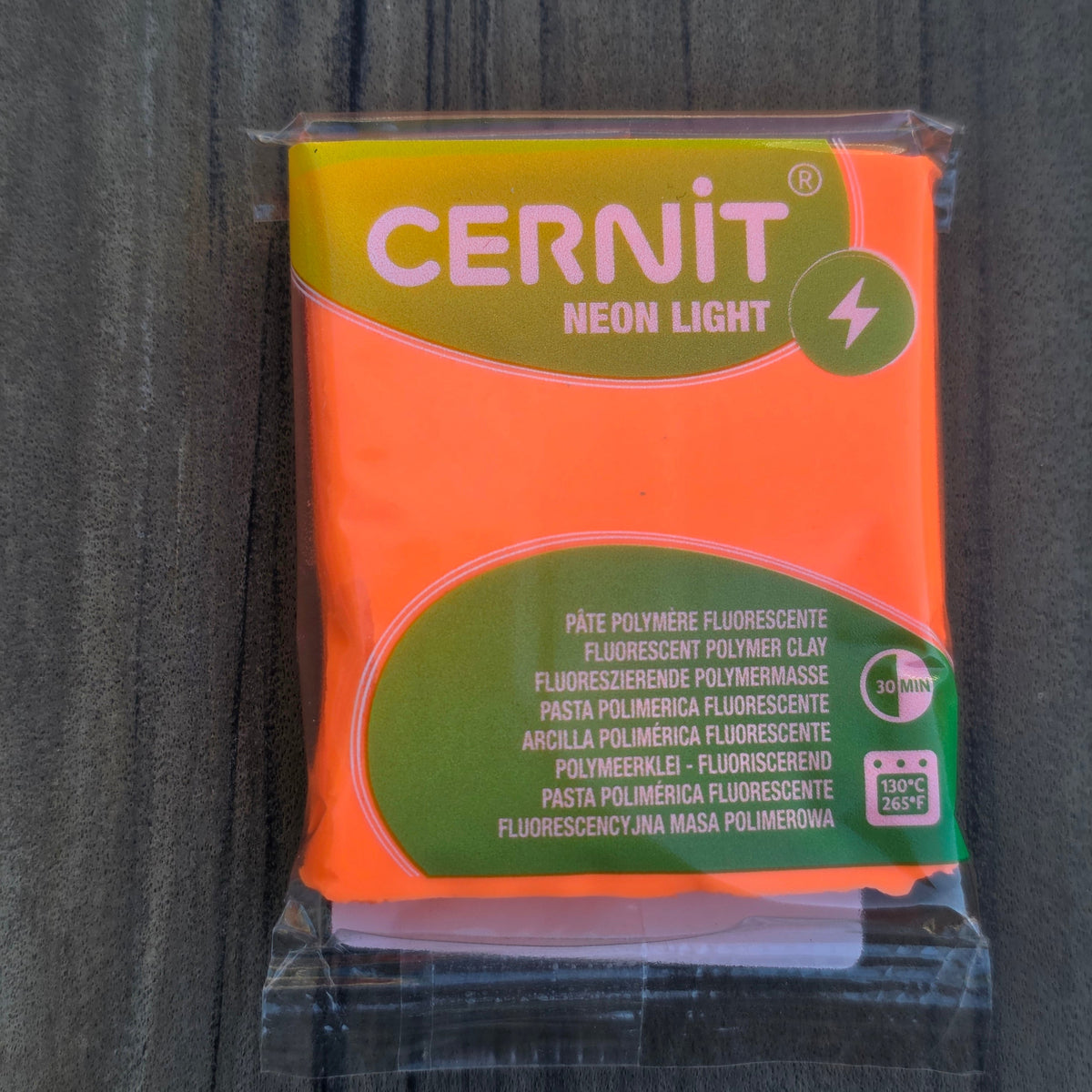 Cernit polymeerklei - Neon light - Neon oranje