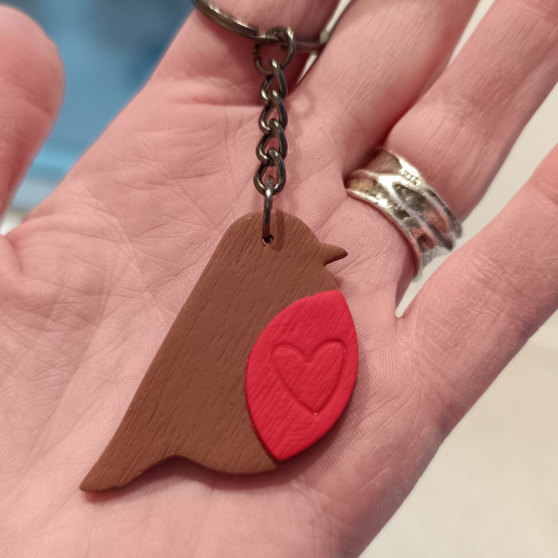 Robin sleutelhanger - Roodborstje