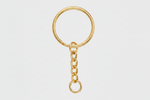 sleutelhanger goudkleurig voor diy project