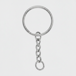 sleutelhanger zilverkleurig voor diy project