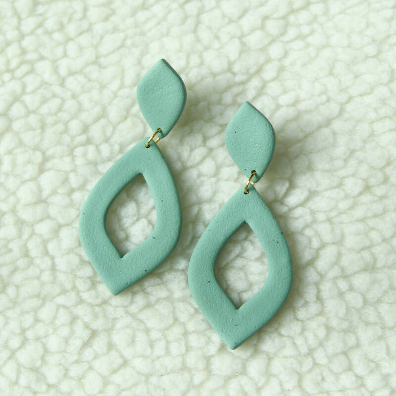 Smyl XL oorbellen ~ mint