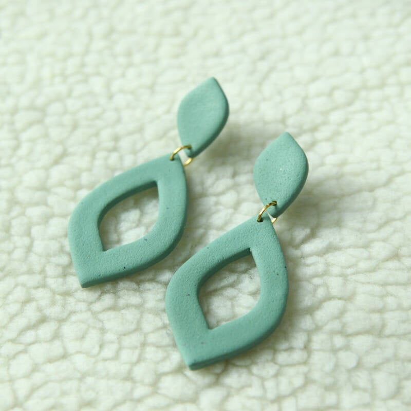 Smyl XL oorbellen ~ mint