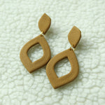 Smyl XL oorbellen ~ camel