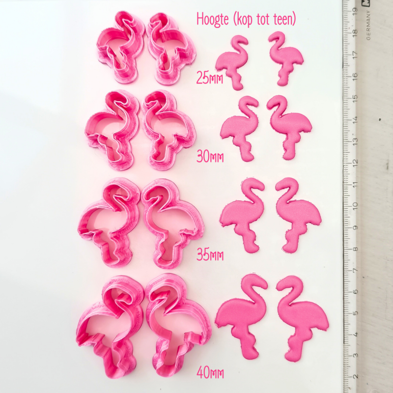 Flamingo uitsteekvorm