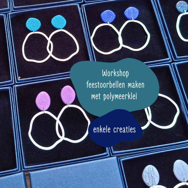 Maak je FEESToorbellen met polymeerklei - creatieve workshop - Mol - vr 7 nov 18u30-22u
