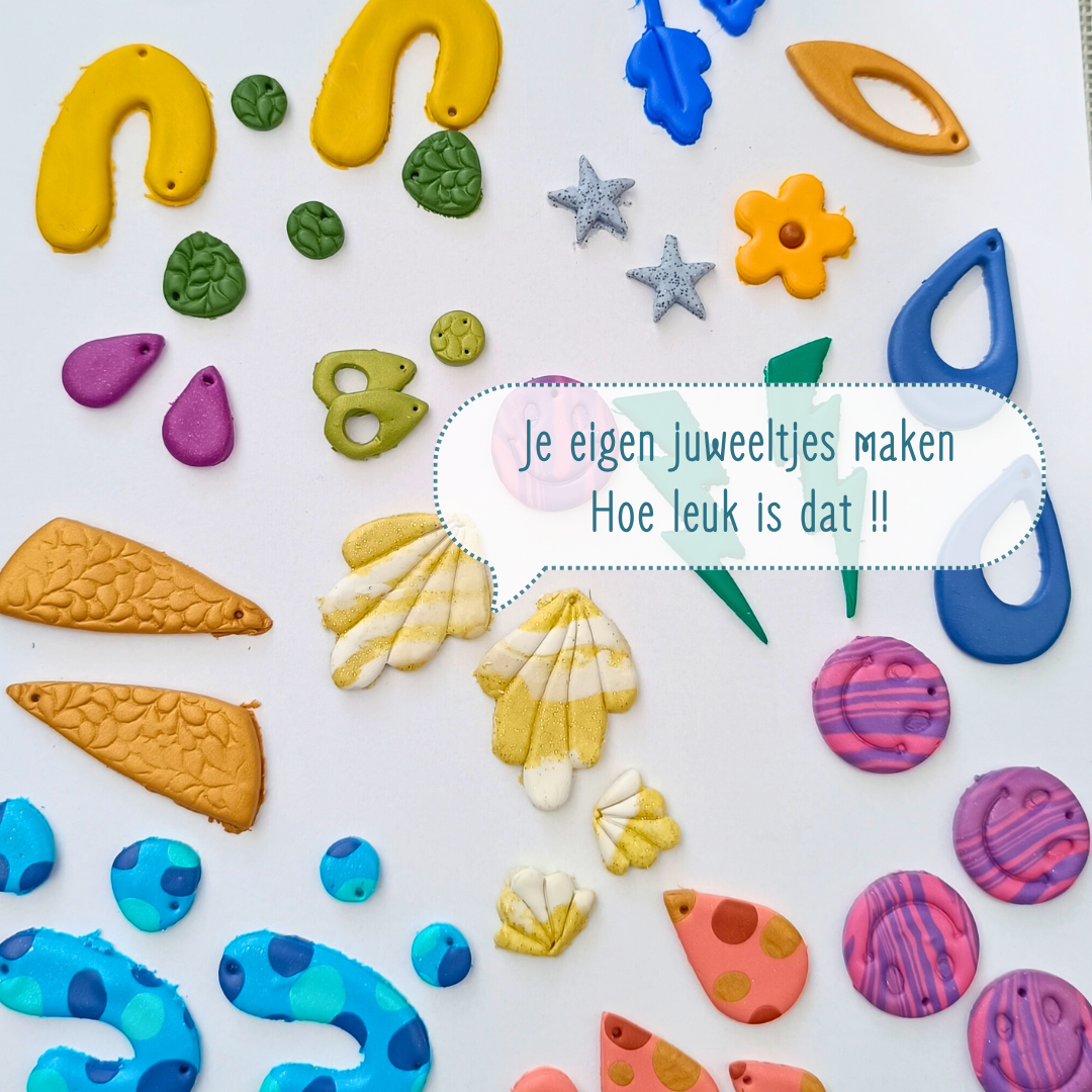 OUDER-KIND workshop - maak je eigen oorbellen met polymeer klei - Mol